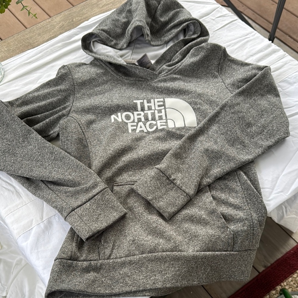 The North Face Heather Gray Pullover Hoodie